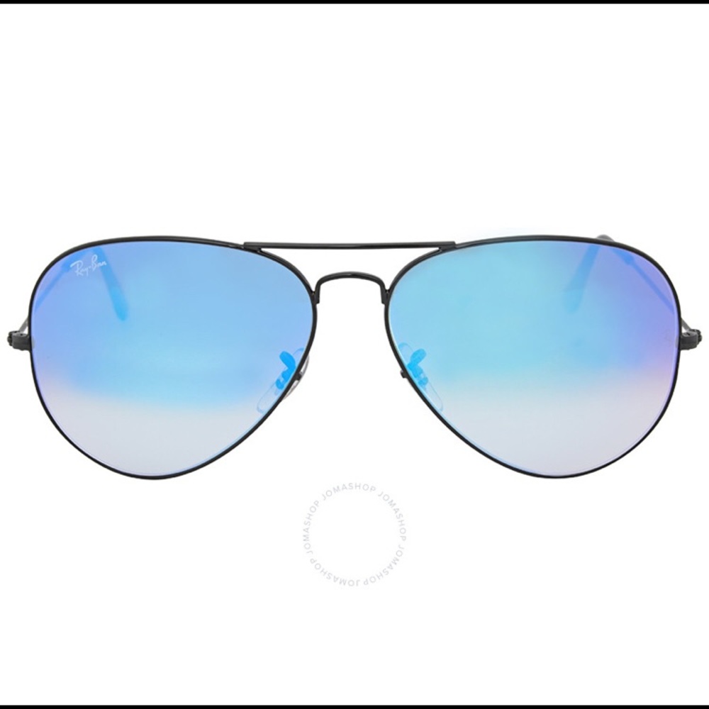 Ray-ban blue gradient mirror aviators